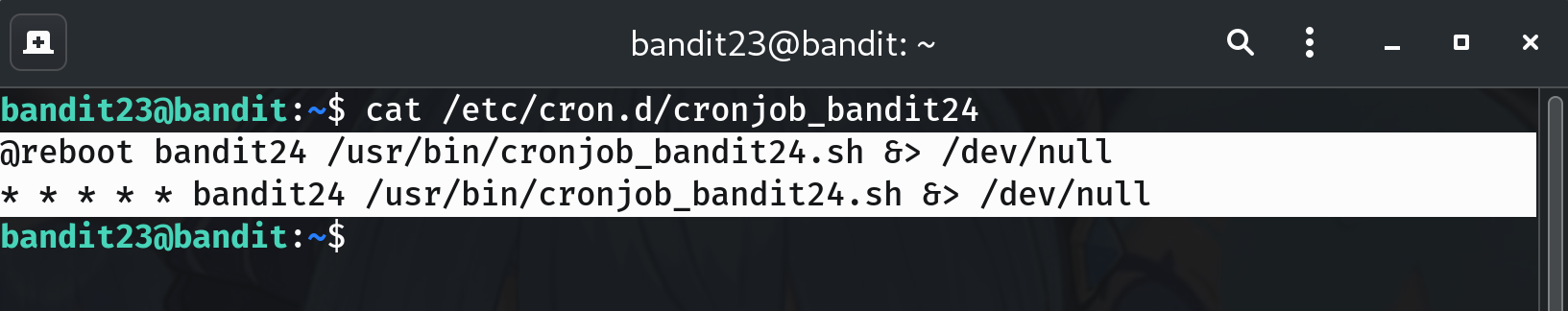 cron file