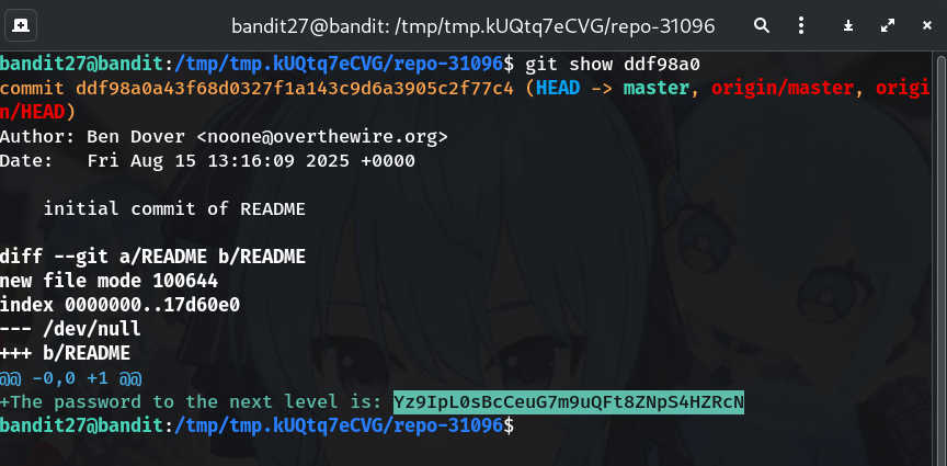 git show placeholder
