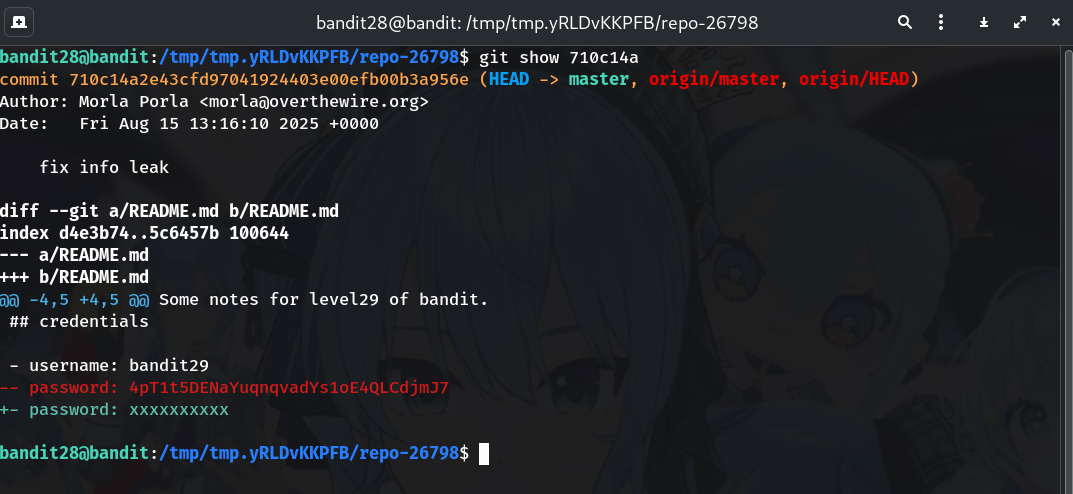 git show placeholder