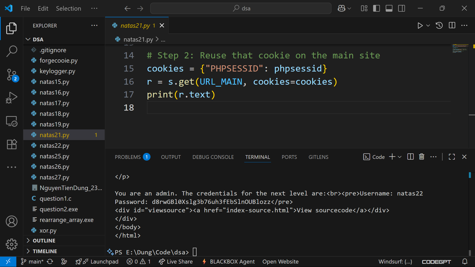 python-output